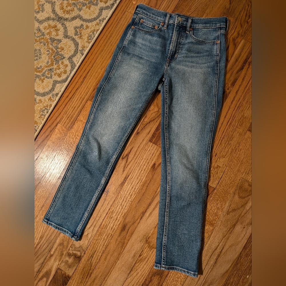 Gap high rise straight vintage slim size 26